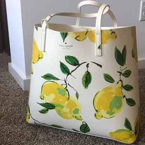 Kate Spade lemon tote